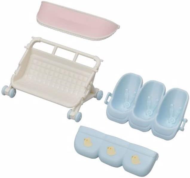Sylvanian Families,Passeggino Triplo, Epoch, Eta 3+