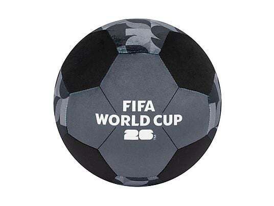 Pallone Peluche 20 cm, FIFA World Cup  2026,Prodotto ufficiale, Colore Nero , Jazwares, Eta 3+
