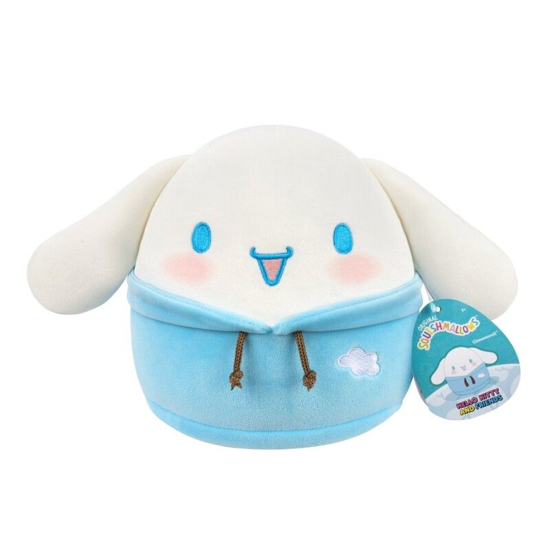 Squishmallows Peluche 20 cm Hello Kitty and friends Cinnamoroll, Jazwares,Eta 3+