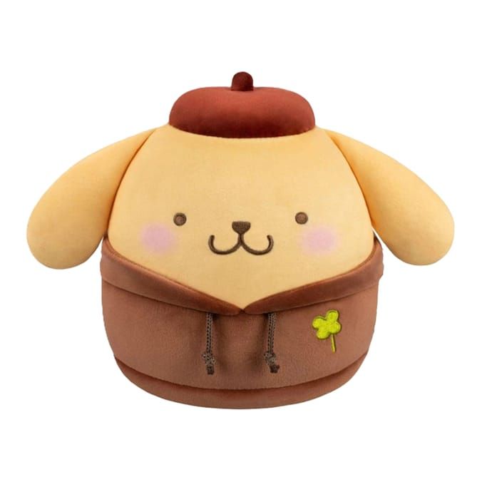Squishmallows Peluche 20 cm Hello Kitty and friends Pompompurin, Jazwares,Eta 3+