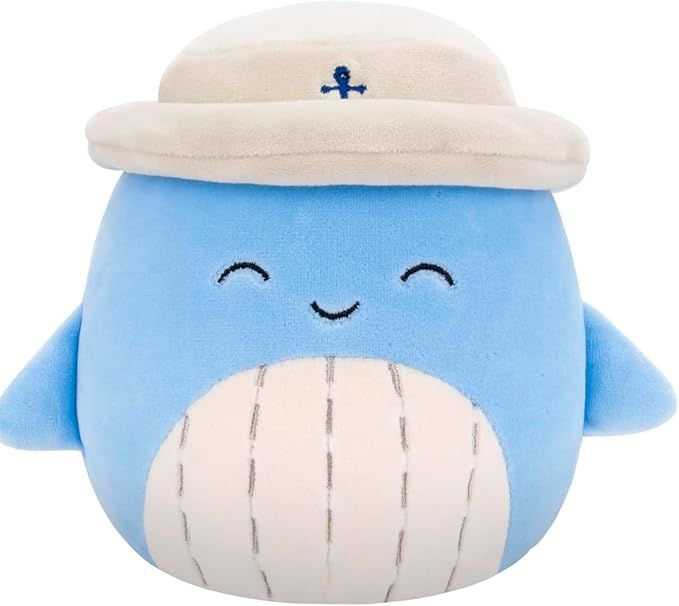 Squishmallows Peluche 20 cm Samir,Colore azzuro, Jazwares, Eta 3+