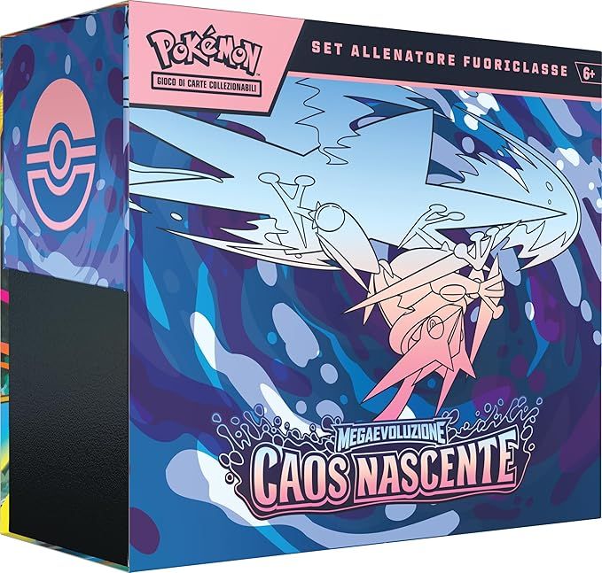 Pokemon Set allenatore fuoriclasse dell`espansione Megaevoluzione Caos Nascente del GCC Pokemon, The Pokemon Company, Eta 6+