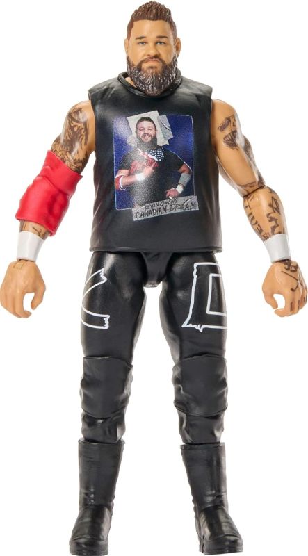 WWE Main Event - Kevin Owens, Superstar collezionabile Series 163, action figure con 14 punti di articolazione e aspetto realistico,Mattel, Eta 6+