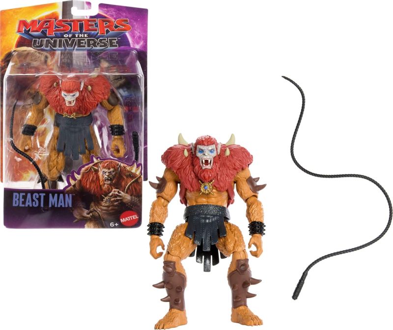 Masters of the Universe - Beast Man, action figure articolata del malvagio seguace peloso, design dettagliato ispirato al film Masters of the Universe 2026,Mattel,Eta 6+