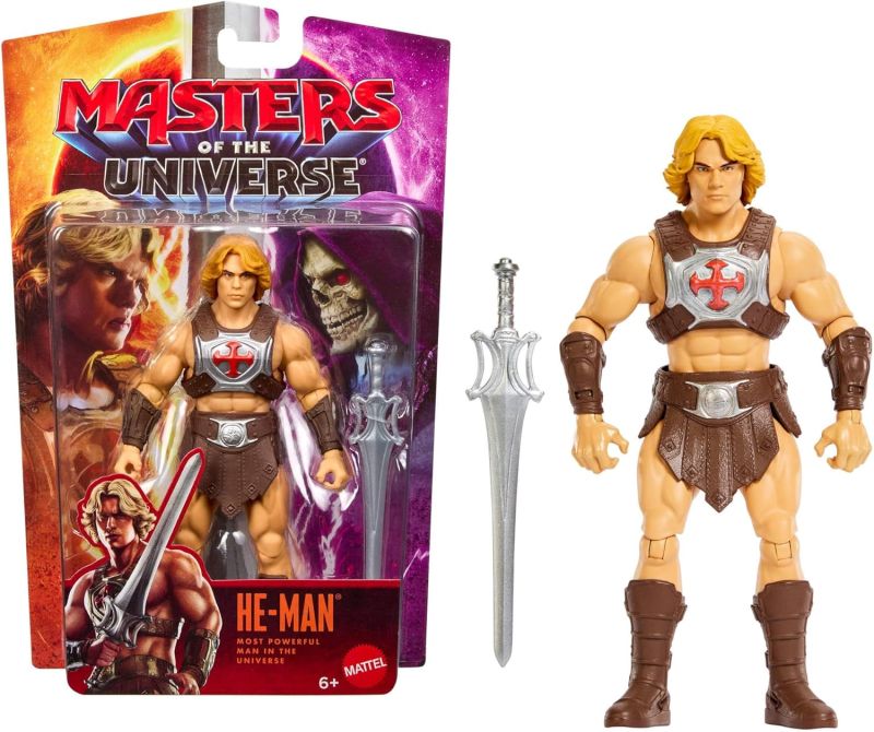 Masters of the Universe - He-Man, action figure articolata con Spada del Potere, ispirata a Nicholas Nick Galitzine dal film Masters of the Universe 2026,Mattel,Eta 6+
