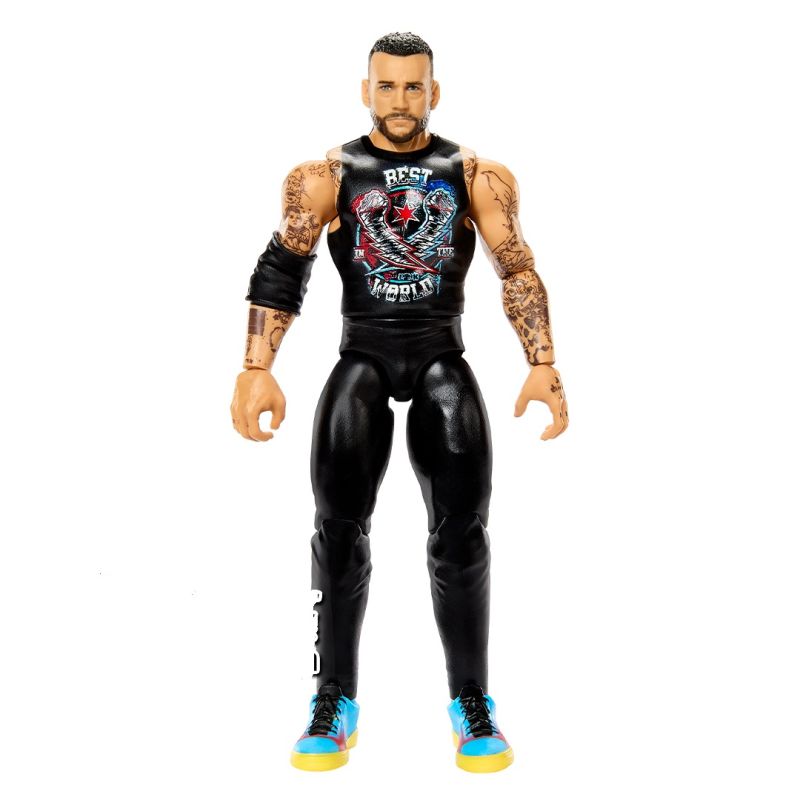WWE Main Event - CM Punk, Superstar collezionabile Top Picks, action figure con 14 punti di articolazione e aspetto realistico,Mattel, Eta 6+