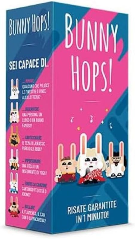 Bunny Hops, Carte da Gioco, Gioco da Tavolo, 4-16 Giocator, 20 min, Edizione in Italiano, Eta 10+