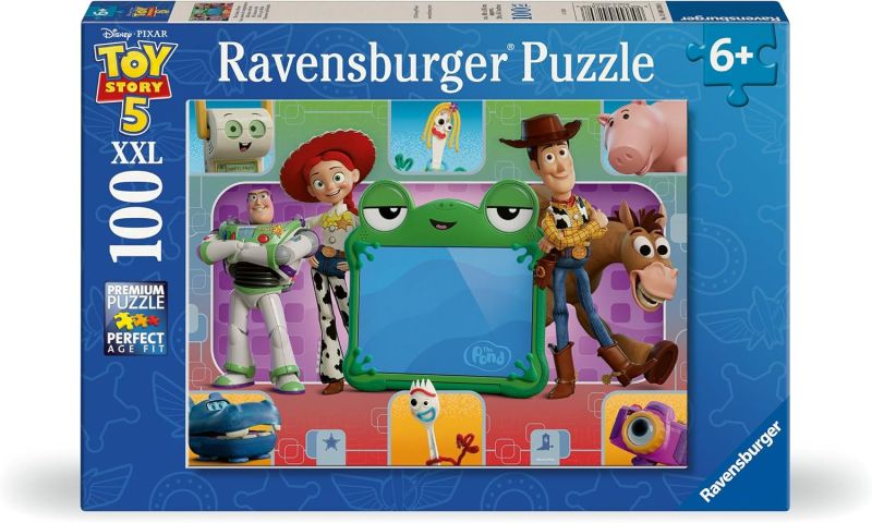 Puzzle Toy Story 5, 100 Pezzi XXL -  Collezione Toy Story,Ravensburger,Eta 6+