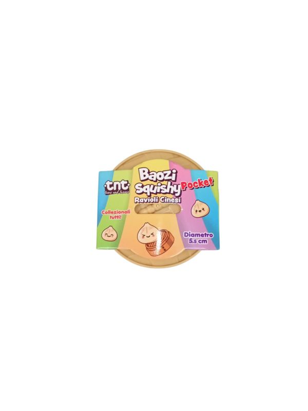 Baozi Squishy Pocket,Antistress schiaccia e strizza 5 cm, 1 pezzo colore casuale,Toys Garden,Eta 3+
