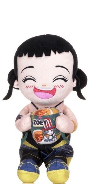 Peluche K Pop Demon Hunters Zoey 35 cm bambola ufficiale dell`idolo coreano, figura morbidae abbracciabile, collezione K-Pop, merchandising ufficiale,regalo per i fan