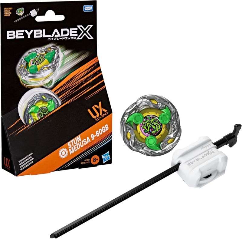 Beyblade X, Set Starter Pack Stun Medusa 9-60GB UX , Hasbro, Eta8+