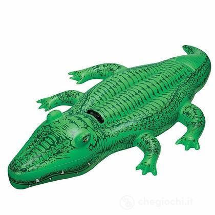 Cavalcabile Alligatore, Gonfiabile mare 168X86 cm, Intex, Eta 3+
