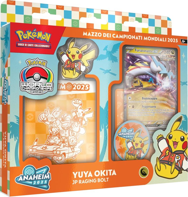 Pokemon Mazzo dei campionati mondiali 2025, JP Raging Bolt Yuka Okita del GCC Pokemon, Eta 6+