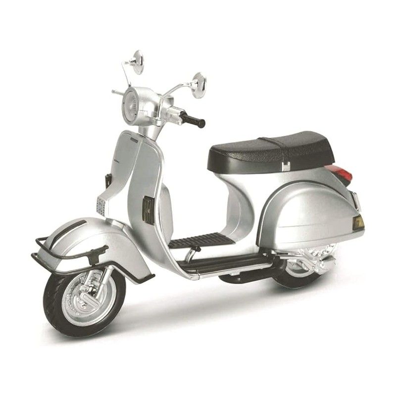 Modellino Piaggio Vespa P200 E 1:12,Colore argento,NewRay, Eta 5+