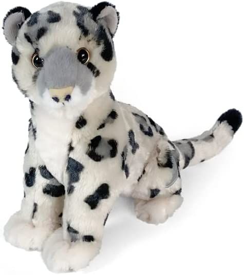 Peluches di Leopardo delle Nevi Bambini cm Morbido Regalo Giocattoli Animali Bambola Cuscino Animale Leone Realistico tigre Giocattolo Republic Ragazzi da plastica neve Scoiattolo