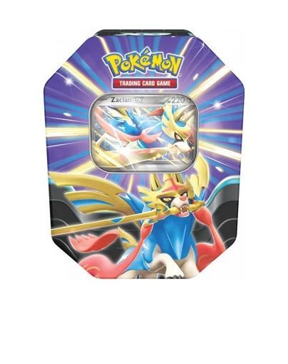 Pokemon Zacian ex - Tin da Collezione Leggende Sovrane (ITA)