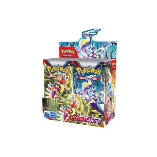 Espositore di buste dell`espansione Scarlatto e Violetto del GCC Pokemon (36 buste di espansione), edizione in italiano	