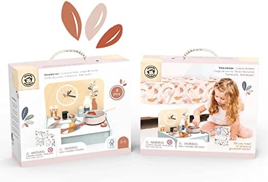 Set Da Tè In Legno Per Bambine - 29 Pezzi Accessori Cucina Giocattolo Con Teiera, Biscotti E Dessert - Gioco Di Ruolo Educativo