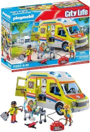 Ambulanza Giocattolo CELMAN Con Luci, Suoni E Barella - Camion Dei Vigili Per Bambini 3-8 Anni