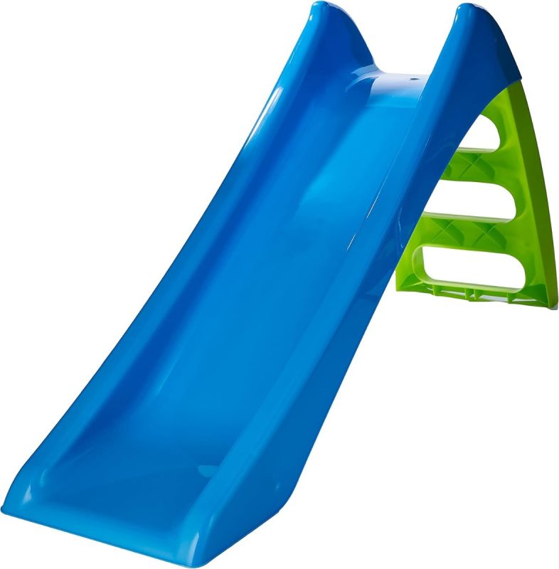 Scivolo Per Bambini Plastica 3 Gradini 116X36X62,5 con Innesto Acqua Scivolo 292, Multicolore, 5907442110500