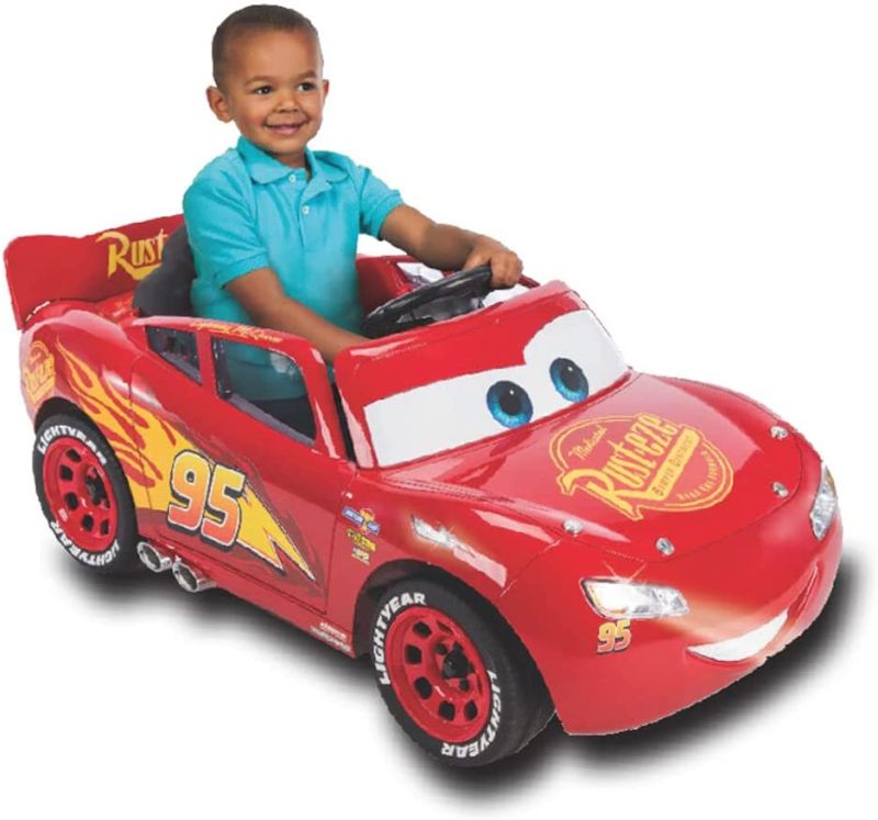 Macchina Elettrica per Bambini 1 Anno 2 Anni Cars Saetta McQueen Cars The Movie Macchinina elettrica, acceleratore a Pedale