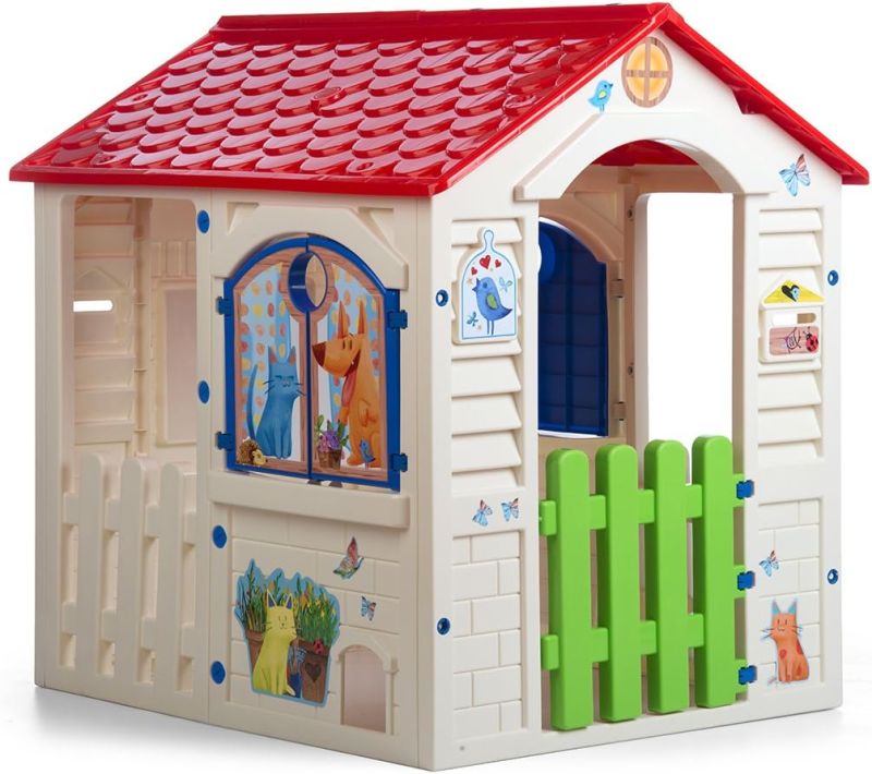 Chicos - Casetta per bambini Country Cottage | Casetta da giardino per bambini dai 2 anni in su | Resistente e durevole (89607)