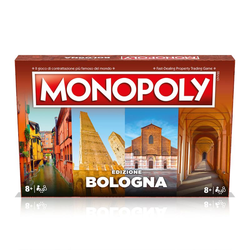 Monopoly edizione Bologna Gioco da Tavolo, Edizione Italiana, Gioco per Famiglie, da 8 in su