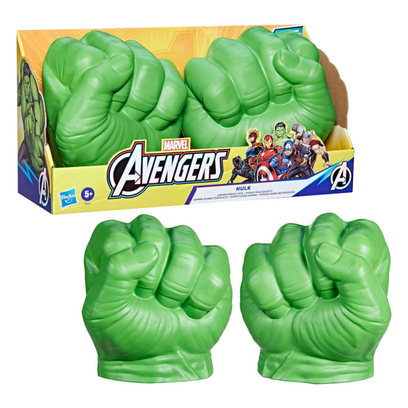 Hasbro Marvel Avengers, Super pugni gamma di Hulk, giocattolo per roleplay