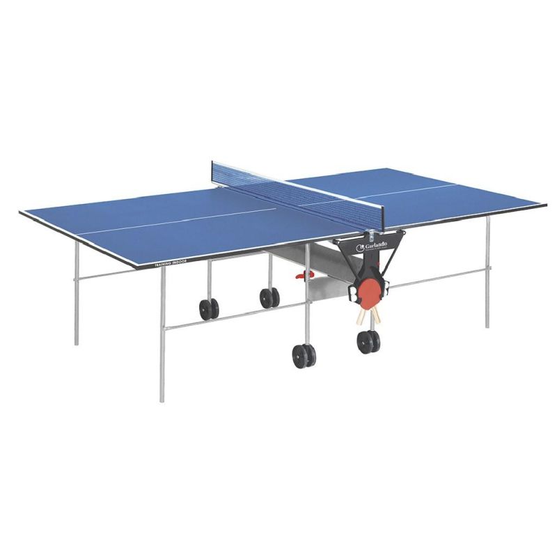 Ping pong TRAINING INDOOR piano blu con ruote, per interno