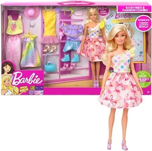 Barbie Set da Gioco Fashion Collection Playset Mattel GFB83 | Bambola Doll