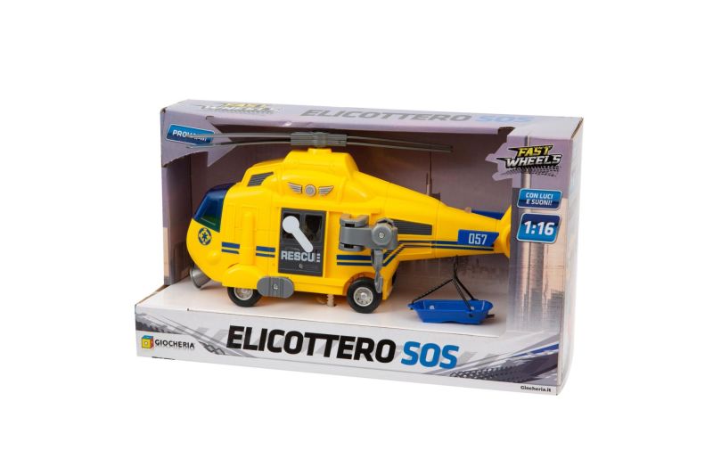 Fast Wheels-elicotteri SOS Luci e Suoni, modello casuale