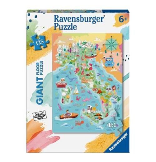 Giant Floor Puzzle 125 pezzi-Mappa dell`Italia