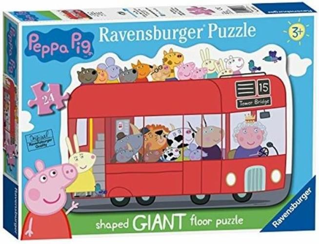 Giant Floor Puzzle 24 pezzi-Peppa Pig