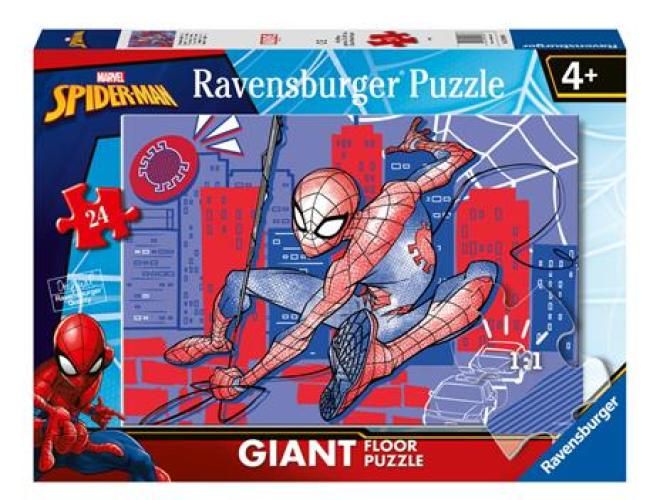 Giant Floor Puzzle 24 pezzi-Spiderman