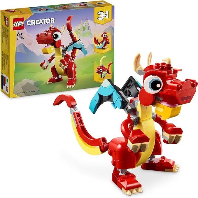 LEGO 31145 Drago rosso