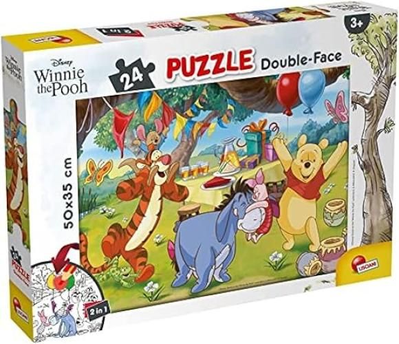 Liscianigiochi - Disney Puzzle DF Plus 24 Winnie The Pooh Puzzle per Bambini, 86528