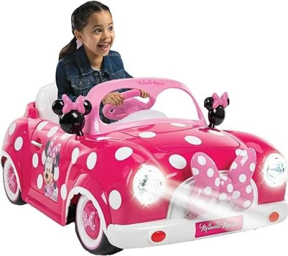 Huffy 17611W Minnie Mouse elettrico Ride On Car, rosa, taglia unica