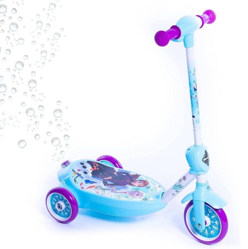 Monopattino Scooter Elettrico-Frozen,con bolle di sapone