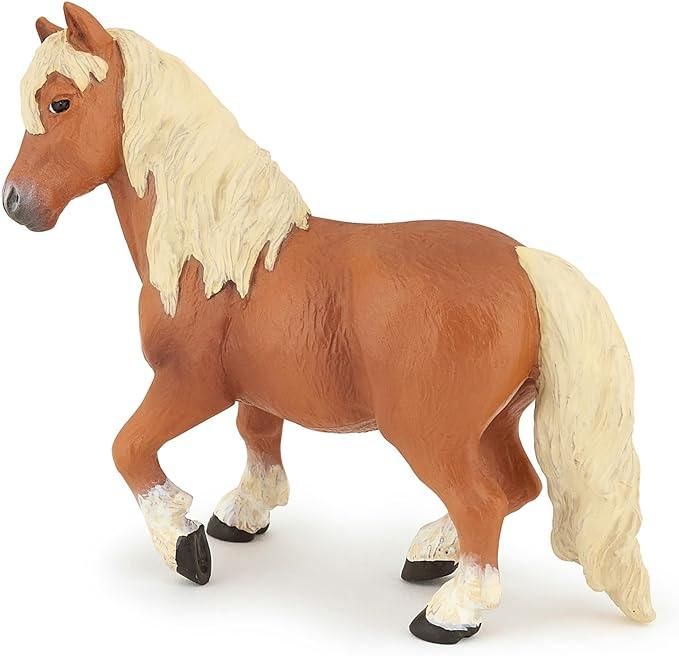 Papo -Dipinta a mano- figurina-Cavalli, puledri e pony-Pony Shetland -51518-Collezione -Adatto a bambini e bambine - A partire dai 3 anni di eta