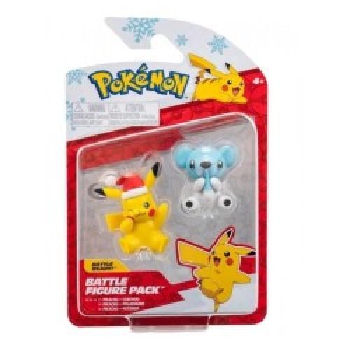 Pokemon Battle Figure-Xmas Holiday, Pikachu+Cubchoo