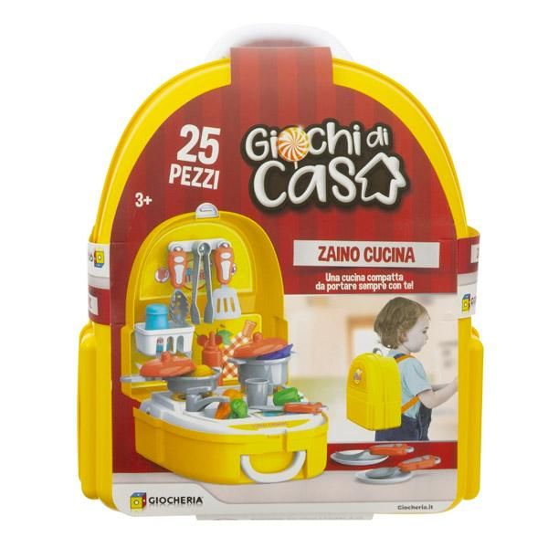 Giochi di casa-Zaino cucina,25 accessori