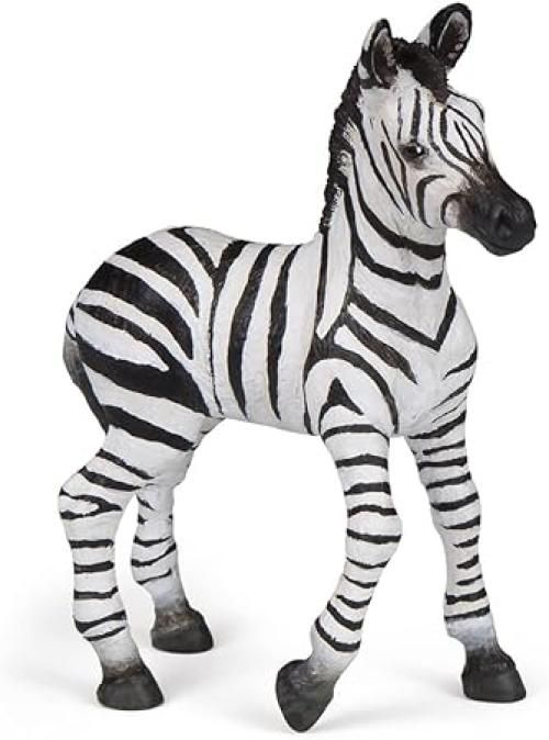 PAPO -Dipinta a mano- figurina-Fauna Selvatica -Bebe Zebra-50123-Collezione -Adatto a bambini e bambine - A partire dai 3 anni di eta