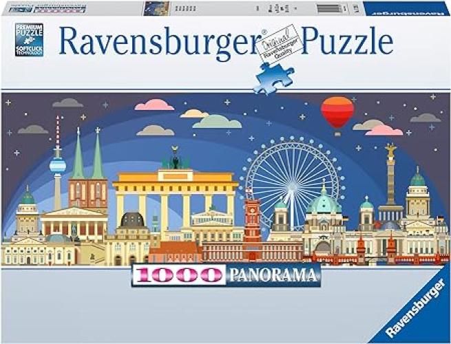 Ravensburger - Puzzle Berlino di notte, 1000 Pezzi, Idea regalo, per Lei o Lui, Puzzle Adulti