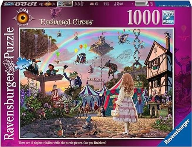 Ravensburger - Puzzle Il circo magico, 1000 Pezzi, Idea regalo, per Lei o Lui, Puzzle Adulti