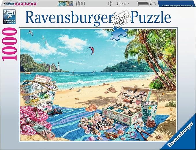 Ravensburger - Puzzle La collezione di conchiglie, 1000 Pezzi, Idea regalo, per Lei o Lui, Puzzle Adulti