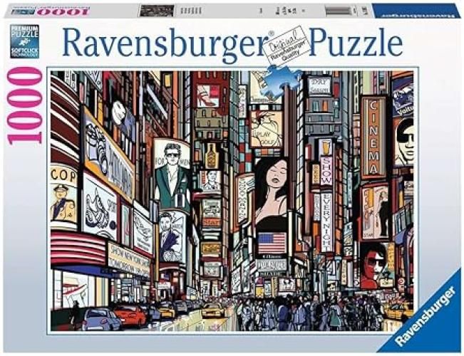 Ravensburger - Puzzle Vivace New York, 1000 Pezzi, Idea regalo, per Lei o Lui, Puzzle Adulti