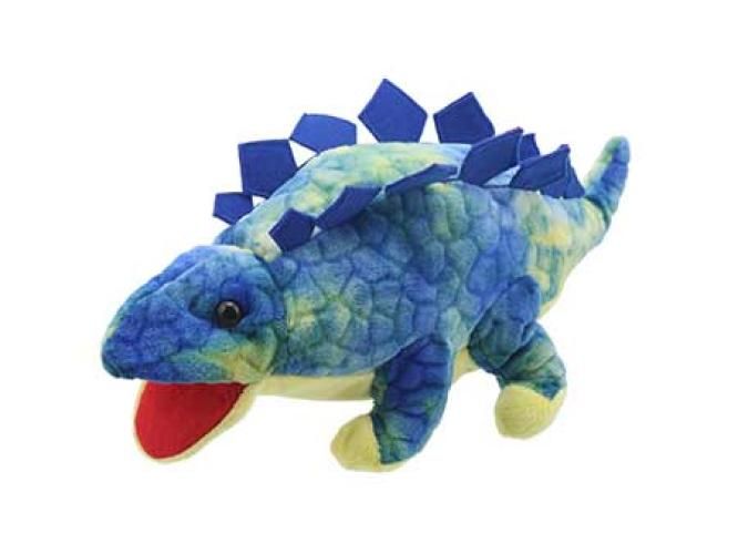 Puppet Company - Baby Dinos - Baby Stegosaurus (Blue)
