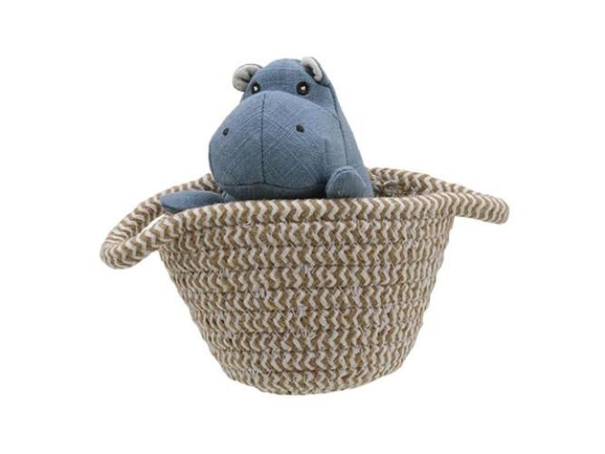 Wilberry - Wilberry Pets in Baskets - Hippo