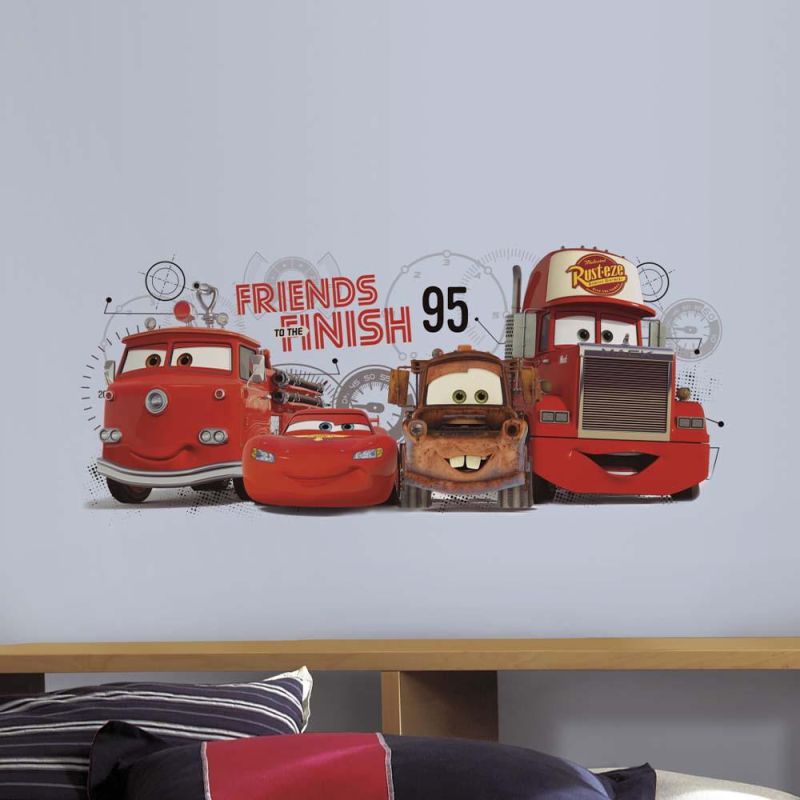 Room Mates - DISNEY Cars 2 Friend to the Finish Giant