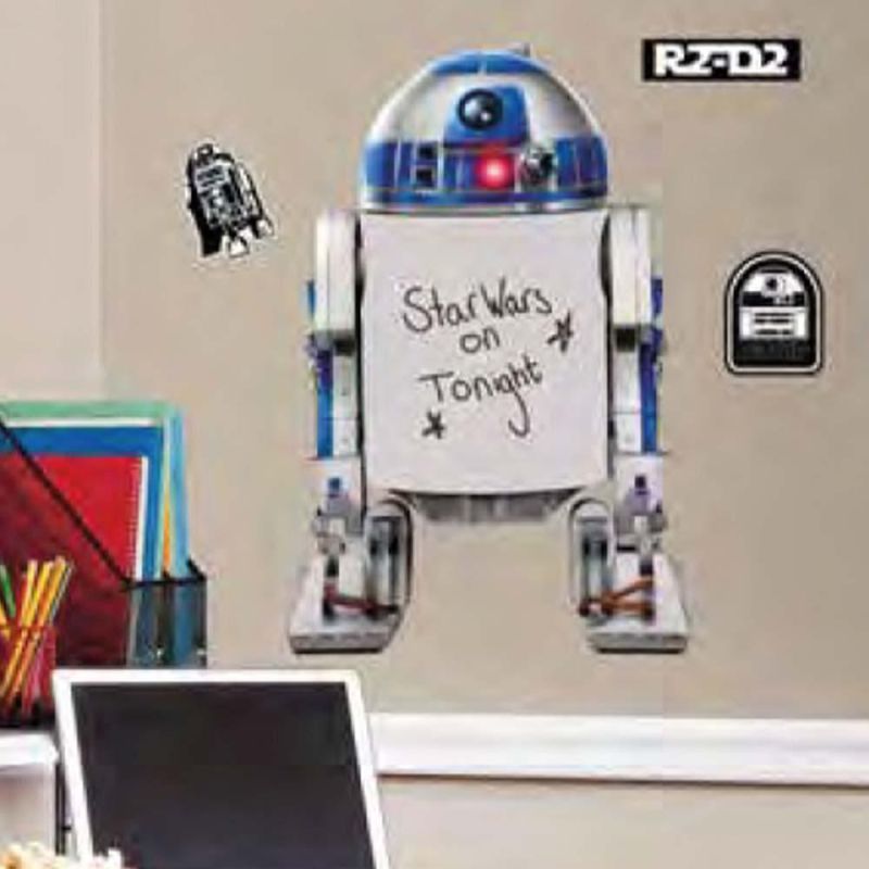 Room Mates - Star Wars Classic R2-D2 Dry Erase Giant Wall Decals